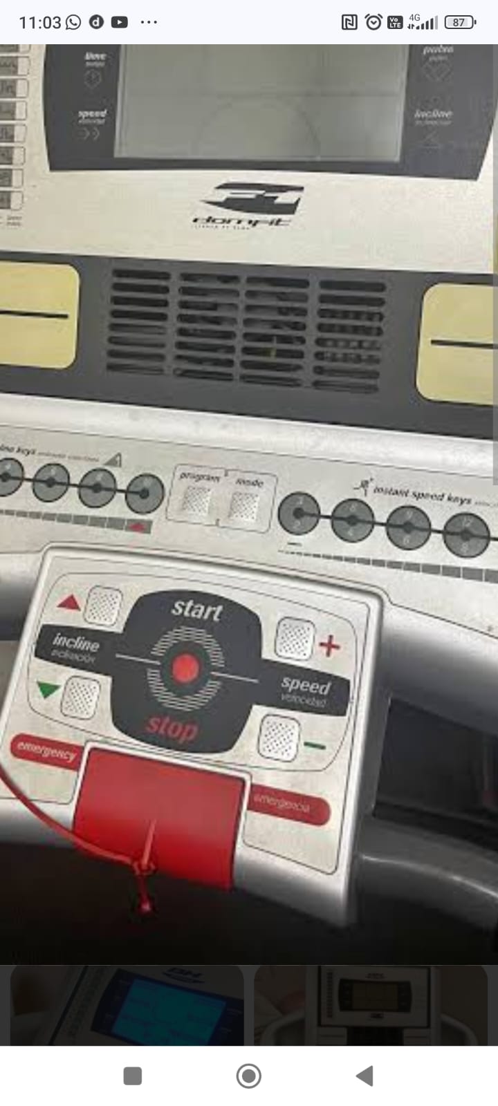 Service treadmill 1